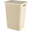 Kôš Curver® JUTE, 58 lit., béžový, 34x43x60 cm, na bielizeň, prádlo