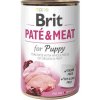 RIT BRIT Paté & Meat Puppy Kuře - mokré krmivo pro psy - 400g
