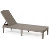 Allibert Jaipur Sun Lounger cappuccino