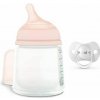 Fľaša Suavinex Zero Zero 180 ml s regulovateľným prietokom 0m+ silikónová