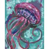 Maľovanie podľa čísel Medúza na zelenom pozadí, 80x100 cm, bez rámu a bez vypnutia plátna (6048852)