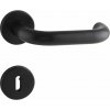 HOPPE Paris interiérová kľučka Povrch: F9714M čierna matná, Prevedenie: BB (izbový kľúč)