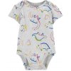 CARTERS CARTER'S Body krátky rukáv Grey Dino dievča
