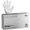 Espeon Nitrilové rukavice NITRIL SPARKLE 100 ks, nepudrované, perleťovo strieborné, 4.0 g Velikost: XL
