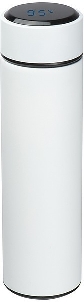 FAGASTA Dvojstenná termoska s LED displejom 0,45 l biela