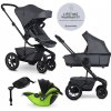 EASYWALKER Kočík kombinovaný Harvey⁵ Premium 2v1 Mineral Grey LITE AIR + KIDDY Evoluna i-size 2