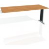 Rokovací stôl Flex, 180x75,5x80 cm, jelša/kov