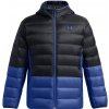 Pánska bunda Under Armour, LEGEND DOWN HOODED čierna,modrá md