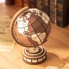 ROBOTIME Rolife 3D drevené puzzle Globus 277 ks