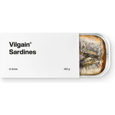Vilgain Sardinky vo vlastnej šťave 120 g