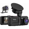 Dvojitá automobilová kamera Full HD 10810p 200 mAh WiFi 3,16 palca GPS WDR