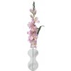 Gladiola kusová do vázy 78cm ružová umelá
