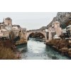 Vymalujsisam.sk Maľovanie podľa čísiel - Most v meste Mostar Veľkosť: 40x60cm, Rám: Bez rámu, iba zrolované plátno