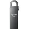 Apacer USB flash disk, USB 3.0, 16GB, AH15A, stříbrný, AP16GAH15AA-1, USB A, s karabinkou