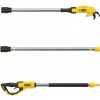 Akumulátorové elektrické záhradné nožnice na konáre s teleskopickou tyčou DeWalt, 300 cm, 18 V, strih 38 mm