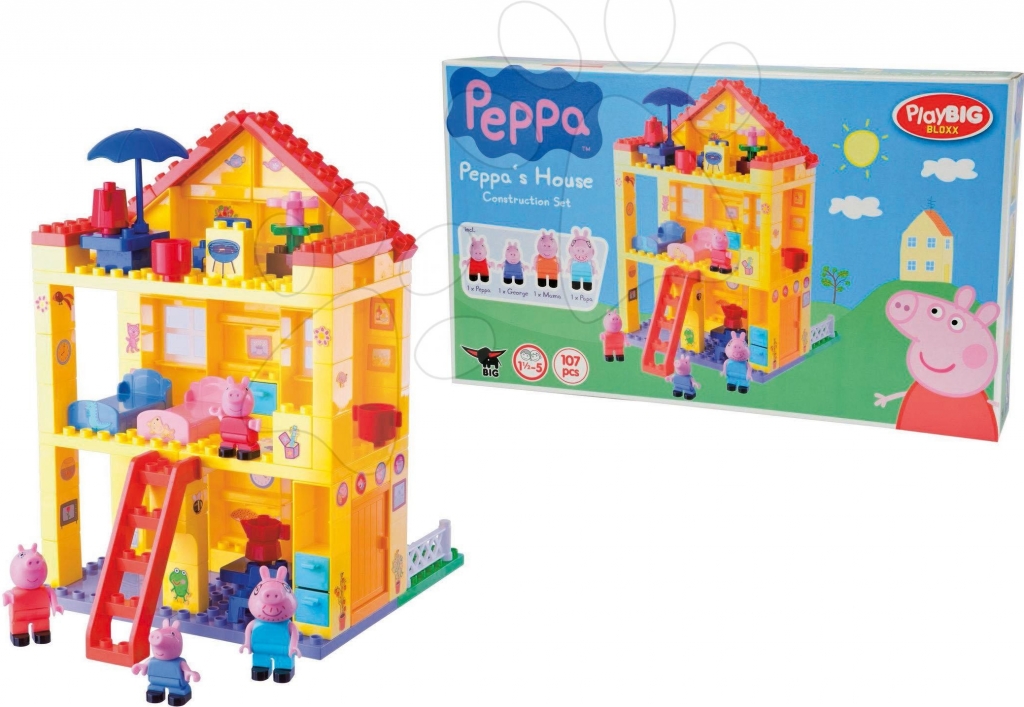 PlayBIG Bloxx Peppa Pig rodinka v domčeku od 51,99 € - Heureka.sk