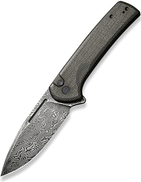 Civivi Conspirator C21006DS-1 Micarta Damascus