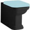 WALDORF WC kombi misa 40x68cm, spodný/zadný odpad, čierna mat