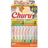 Pamlsok Inaba Churu Cat Kura 4 príchute 40 túb 560 g