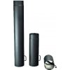 Kovo KRAUS roura s klapkou ø 120mm, délka 250 mm, ANTRACIT