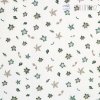 Bavlnený popelín s kvetmi 1 m