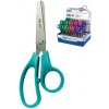 MILAN Basic 80066, detské nožnice, dĺžka 13,3cm, 5 farieb: zelená, oranžová, ružová, fialová, tyrkysová