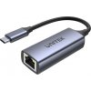 Unitek USB-C - RJ45 adaptér 1GBPS PD 100W