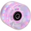 Svietiace koliesko na pennyboard 60*45 mm vr. ložísk ABEC 7 ružová