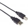 PremiumCord KU2AB05BK Kabel USB 2.0, A-B, 0,5m, barva černá