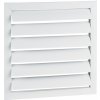 Dalap Plastová vetracia mriežka bez príruby so samotiažnou žalúziou 424x424 mm, biela