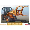 Hasegawa Hitachi Wheel Loader ZW100-6 Log Grapple Working Machine 1/35