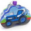 Plechová pokladnička traktor 14x10cm - náhodná