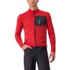 Castelli Unlimited Trail Jersey, Pompeian red/ Dark gray Veľkosť: M Pánsky univerzálny zateplený dres s dlhým rukávom