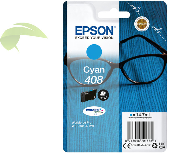 Epson 408 Cyan - originálny