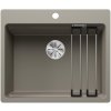 Blanco Etagon 6 Silgranitový drez, 59x50 cm, s pojazdmi, InFino, tartufo 527688
