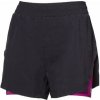 Šortky Progress CARRERA SHORTS DÁMSKE ŠPORT. ŠORTKY 2V1 Lady, čierna/višňová veľkosť S