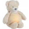 Nattou usínaček plyšový hudobný so svetielkom a senzorom plače 4v1 Sleepy Bear Grey