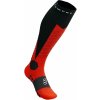 Compressport Ski Mountaineering Full Socks Black/Red T4 Bežecké ponožky