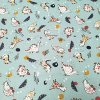 Bavlnená látka DINOSAURI mentol šírka 150 cm