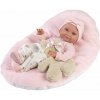 Llorens 73808 NEW BORN HOLČIČKA - realistická bábika bábätko s celovinylovým telom 40 cm