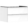 Hansgrohe Xelu Q - Umývadlová skrinka, 50x78x55 cm, 2 zásuvky, lesklá biela/chróm 54074000
