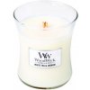 WoodWick White Tea & Jasmine vonná sviečka s dreveným knôtom 275 g