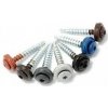 Skrutky do plechu 250ks/bal - s vodotesnou podložkou torx GTF P 20 mm na spájanie plech s plechom Červena RAL 3009