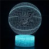 Beling 3D lampa,Oklahoma City Thunder, 16 farebná QX11