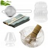 SET NA ČAJ MATCHA 5el, CHASEN, CHASHAKU, METLA, PODSTAVKA, CUP