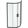 Ideal Standard Connect 2 Sprchový kút, 100x100 cm, čierna/číre sklo K9252V3