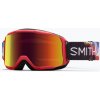 Detské lyžiarske okuliare Smith Daredevil Jr patrol mixed signals/red sol-x mirror