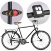 Zadné LED svetlo na bicykel s smerovkami, ovládané diaľkovým ovládačom