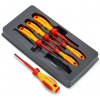 KNIPEX Sada skrutkovačov PH / PZ, prevedenie VDE