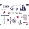 SCAN QUILT Prestieranie MURI sailing Bavlna 32x48 cm prestieranie